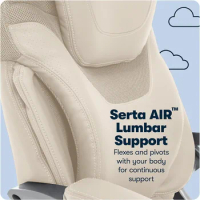Office Chair, Ergonomic Computer DeskChair with Patented AIR Lumbar Technology, Comfortable Layered Body Pillows