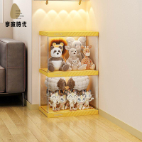 免運 手辦展示架 收納櫃 展示櫃 展示盒 娃娃收納桶毛絨玩具神器玩偶透明手辦展示柜裝布公仔筒箱置物架子 工廠直銷syqh