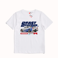 Baju Kaos Distro Anak, NISSAN SKYLINE  FAST 2 FURIOUS BRIAN O CONNOR, Cetakan Corak Kereta Berkualit