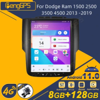 For Dodge Ram 1500 2500 3500 4500 2013 -2019 Android Car Radio 2Din Stereo Receiver Autoradio Multimedia Player GPS Navi Unit