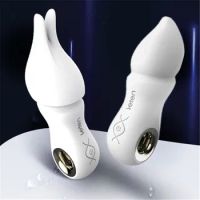 Leten Removable Headgear 10 Speed Rabbit Clitoral Stimulator Clit Nipple Massage Bullet Vibrator Sex Toys For Wom