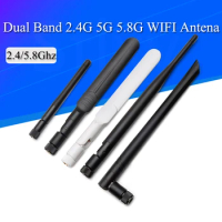 1Pcs 2.4GHz 5.8Ghz 5G Antenna RPSMA 8dBi wifi Antenna Dual Band 2.4G/5G 5.8G WIFI Antena Aerial SMA Female Wireless Router