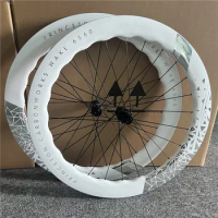 Carbon Road disc barke Bike Wheelset 700C Disc Brake Clincher Tubuless Wheels UD Glossy