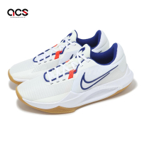 Nike 籃球鞋 Precision VI 男鞋 白 藍 膠底 緩衝 輕量 運動鞋 HV1796-141
