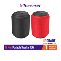 Tronsmart Element T6 mini upgraded 15W Bluetooth Speaker ลำโพงบูลทูธ กันน้ำ IPX6 Aux และ SD Card คํา
