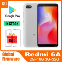 Global rom smartphone Xiaomi Redmi 6A 16G/32G Global version used phone