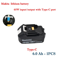 Makita Original Lithium ion Rechargeable Battery 18V 6000mAh 18v 6.0Ah drill  BL1860 BL1830 BL1850 B