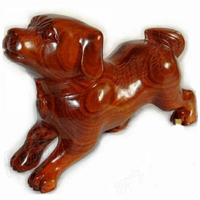 紅木工藝品 東陽木雕狗 實木質狗家居客廳玄關擺件 十二12生肖狗