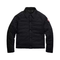 Canada Goose Lodge Coach Jacket with Siganture Color Logo Black