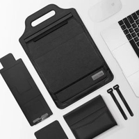 適用MacBook手提支架內膽包華為 小米聯想筆記本收納多功能電腦袋