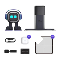 Emo Robot Pet Intellect Ai Emotional Communication Interactive Electronic Pet Smart Robot Accompanying Toys Pets Gift
