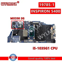 19785-1 i5-1035G1 CPU MX330/2G GPU Laptop Motherboard For Dell INSPIRON 5400 Mainboard 09NP34 9NP34 Test OK