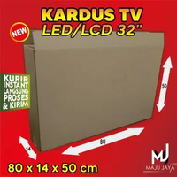 Kardus Besar TV Dus Kotak Packaging Packing Paking Jumbo Penyimpanan Bekas Baru Pindahan Box 32 inch
