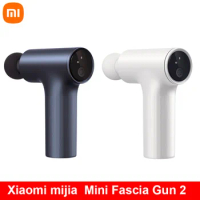 Xiaomi Mijia Mini Fascia Gun 2 Muscle Massage Gun 2450mAh 3 Massage Head 18KG Thrust Shoulder Neck Relax Indicator Light Massage