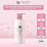 [GENUINE] Applecrumby Gentle Shampoo & Bath Wash for babies soothes sensitive skin 250ml