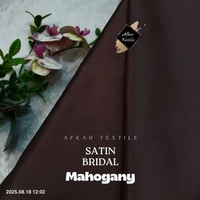[0.5 METER] Kain Satin Bridal Heavy / Saten Bridal Deutches - Kain Bridesmaid Original Import Kualit