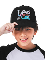 หมวกแก๊ปเด็กผู้ชาย / เด็กผู้หญิง คอลเลคชั่น Lee Kids x MillionsMonster สีดำ
