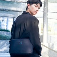 【BRAUN BUFFEL 德國小金牛】台灣總代理 亞酷 大斜背包-黑色/BF511-62-BK