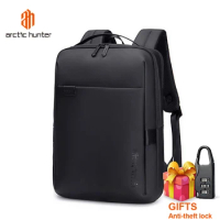 Arctic Hunter Business Travel Backpack Large Capacity 15.6-inch Laptop Bag Men's Fashion Waterproof Backpack Commuting Backpack
