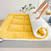 Soft Comfortable Fold Single Double Tatami Mattress Adults Bedroom Thick Topper Tatami Mattress Twin Queen King Size