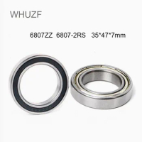 Free Shipping 6807RS 6805ZZ 61807RZ Bearing 2/4PCS Slim Thin Section Deep Groove Ball Bearings 68072