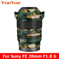 Stylized Decal Skin For Sony FE 20mm F1.8 G Camera Lens Sticker Vinyl Wrap Film Coat FE20 20 1.8 F/1.8 1.8G F1.8G F/1.8G