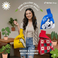 Tote Bag Knitted Tas Belanja Rajut Tote bag Rajut Handmade Tas Anyaman Tas Belanja Tas Souvenir Hand