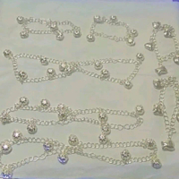 Gelang kaki bayi & anak berbahan Perak/Silver