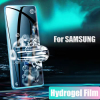 Hydrogel Film Screen Protector For Samsung Galaxy S21 Ultra S10 S20 Ultra S9 S8 Plus Note 20 10 8 9 Ultra A52 A72 A32 A21S Film