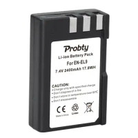 Probty EN-EL9 EN-EL9a EN EL9 Li-ion Battery Pack for Nikon D40 D40x D60 D3000 D5000 Digital SLR Cameras
