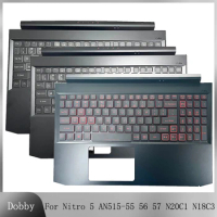 Original NEW For Acer Nitro 5 AN515-54 AN515-55 AN515-56 AN515-57 N20C1 N18C3 Top Case Palmrest Upper Cover US Keyboard Backlit