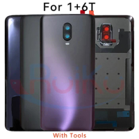 New For OnePlus 6t Back Battery Cover Door Rear Glass Oneplus 6 Battery Cover 1+6T Housing Case Replacement