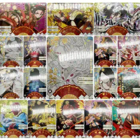 Anime Kamado Nezuko Demon Slayer Agatsuma Zenitsu Hashibira Inosuke collection card Two-dimensional peripheral Board game card