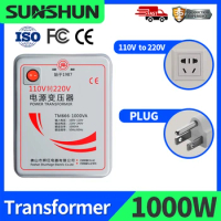 Shunhong 1000w stAp up transformer 110v to 220v good price made in china single phase 1000va toroidal 1kw voltage converter 100v