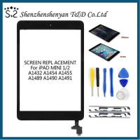 Touch screen glass digitizer panel For iPad mini 1 &amp; 2 For iPad mini A1432 A1454 A1455 A1489 A1490 A1491