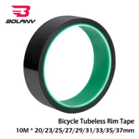 Bolany Bicycle Tubeless Rim Tape 10 Meters 20/23/25/27/29/31/33/35/37mm Width Strips Lightweight MTB Road Bike Wheel Accessories