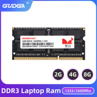 GUDGA DDR3 4GB 8GB 1600MHz Sodimm memoria ram 1.35V Notebook RAM 204Pin Laptop Memory Ram Sodimm DDR 3 RAMs Computer Accessories