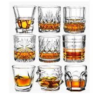 【Dkon】 Fashion Whiskey Glasses, Scotch Whisky, Bourbon, Cocktails, RUM, Durable Whiskey Glasses