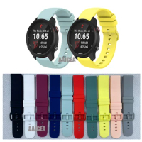 20/22mm New Silicone Soft Band Strap for Garmin Forerunner 645 245 55 158 / Vivoactive 4 3 /Venu Sq 2 / Venu2 45mm