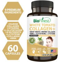 Biofinest White Tomato Collagen+ Supplement – 16-in-1 Vitamin A, C, D, E, Marine Collagen, NMN, L-Cy