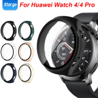 PC Case+Glass For Huawei Watch 4 Pro Smart Watch Screen Protector Bumper Shell for Huawei Watch 4 Cover Case Accessorie