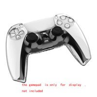 Clear Hard Case Transparent Protective Cover Shell Skin for PS 5 controller Protector