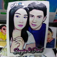 STICKER CUTTING VECTOR WAJAH BISA CUSTOM