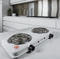Kompor Listrik 2 Tungku Portable Coil Hot Plate 2000W - THP-5703