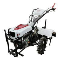 6hp agricultural machinery high efficiency hand push rotary mini power tiller gasoline farming cultivator