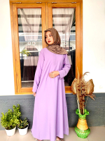 Abaya Hitam Polos Remaja Kekinian Jumbo Putih Wanita Dewasa Terbaru Muslim Gamis