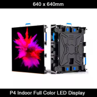 12pcs/lot Full Color P4 LED Video Wall Indoor Stage Rental 640*640mm LED Panel