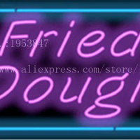 Fried Dough Food Child neon sign Handcrafted Light Bar Beer Pub Club signs Shop Business Signboard diet food diner break 17"x14"