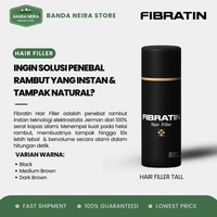 Fibratin Hair Filler Tall 25 Gram / Hair Filler / Penebal Rambut - BLACK