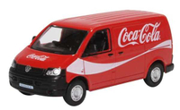 Mini 預購中 Oxford 76T5V003CC 1:76 VW T5 Van Coca Cola 可口可樂廂型貨車